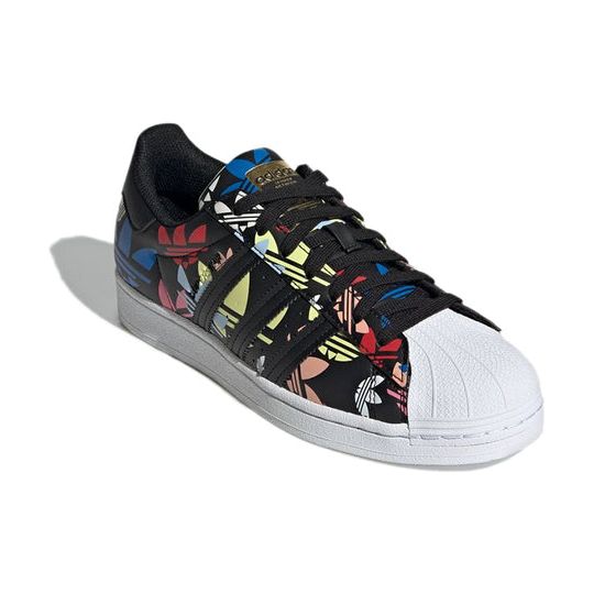 Adidas Superstar - Allover Trefoil Black Multi - ClaoukyShoes