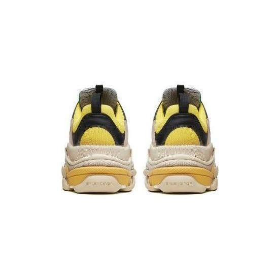 Balenciaga Triple S green/yellow - ClaoukyShoes