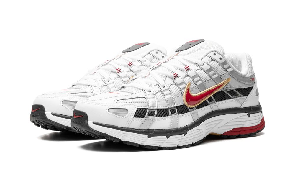 Nike P-6000 "Platinum Varsity Red" - ClaoukyShoes