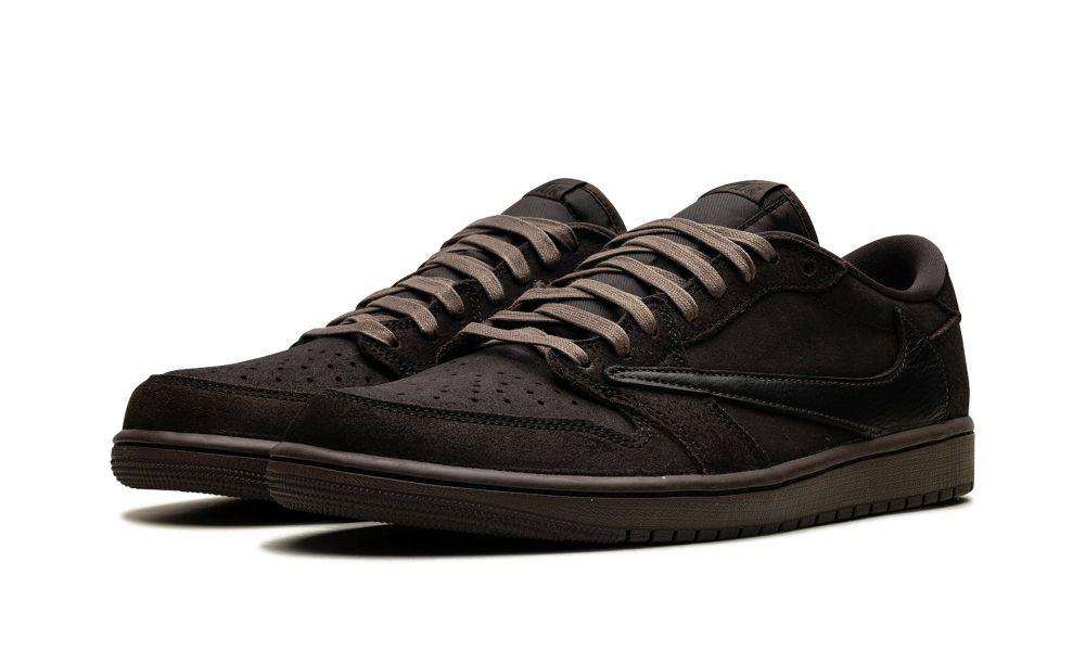 Air Jordan 1 Low x Travis Scott "Velvet Brown" - ClaoukyShoes