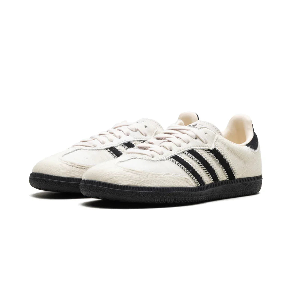 Adidas Samba "Wonder White Black Pony" - ClaoukyShoes