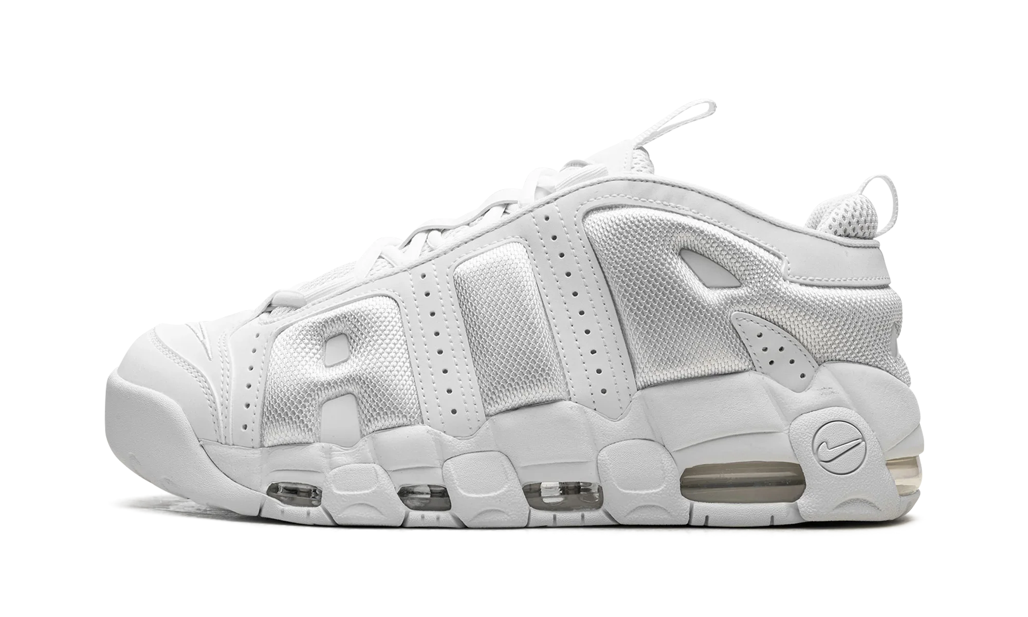 Air More Uptempo Low "triple white"