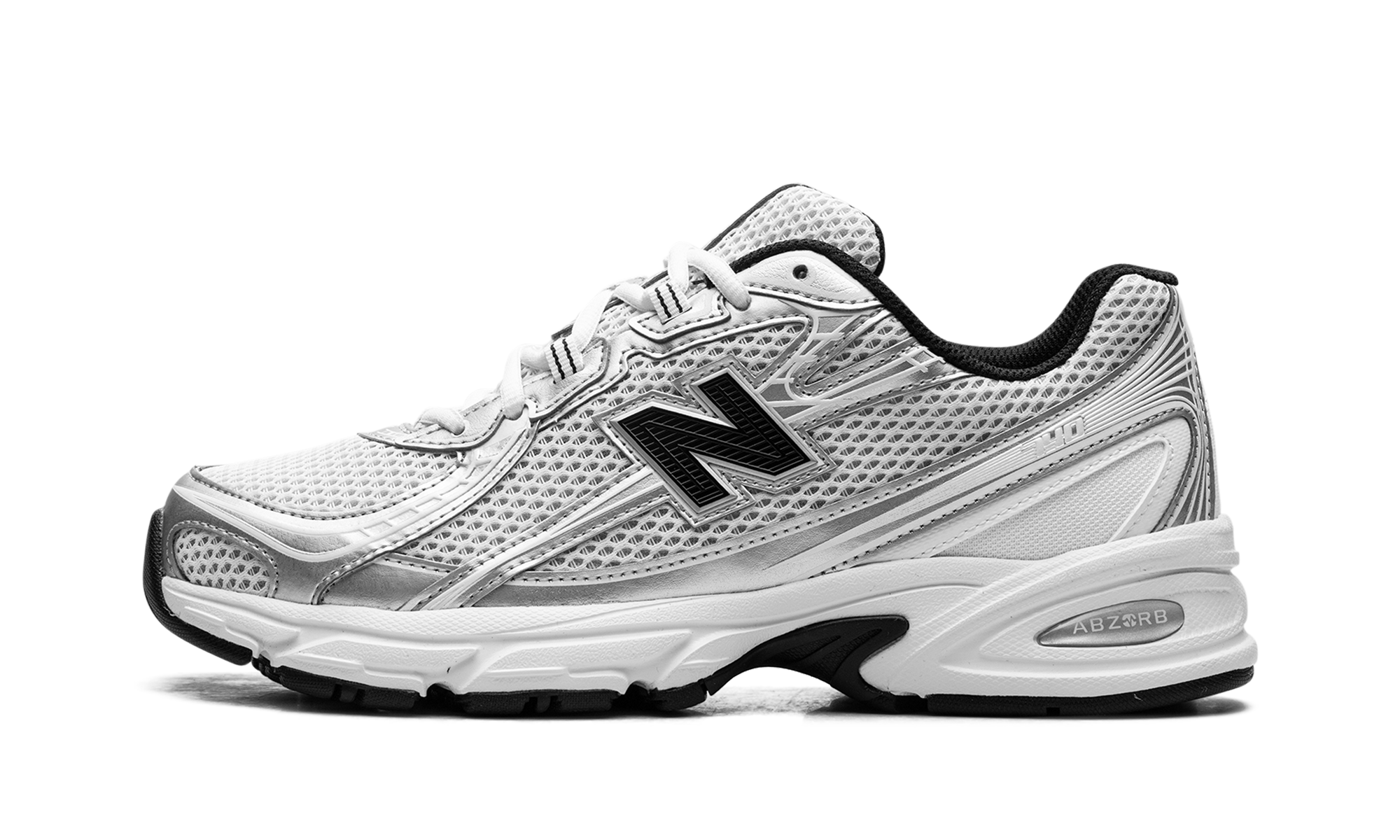 New Balance 740 "White Silver Metallic black"