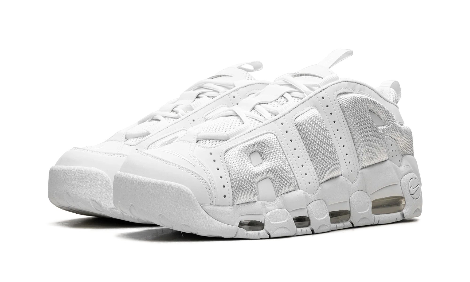 Air More Uptempo Low "triple white"