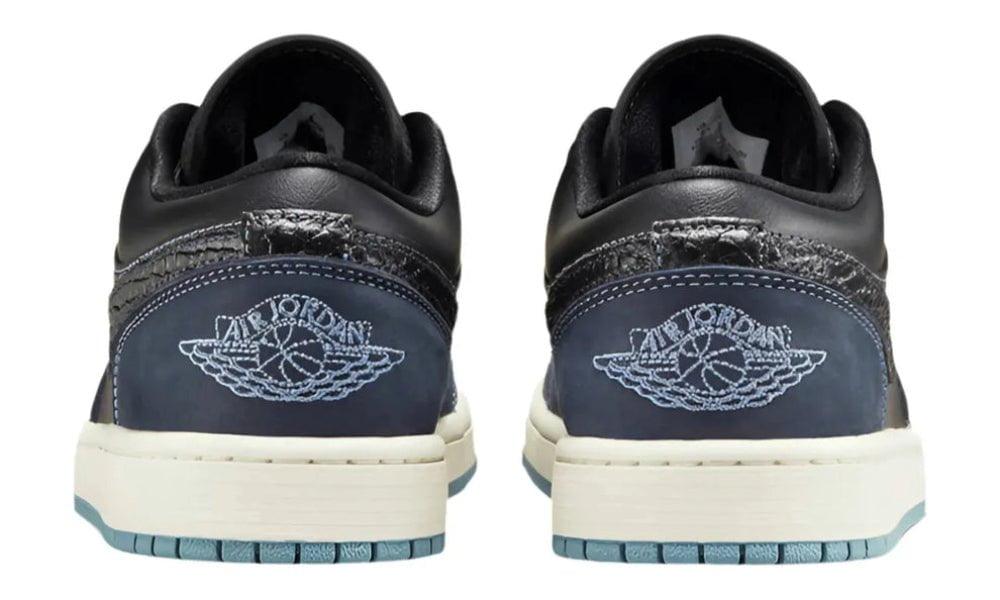 Air Jordan 1 Low "Black Dark Obsidian" - ClaoukyShoes