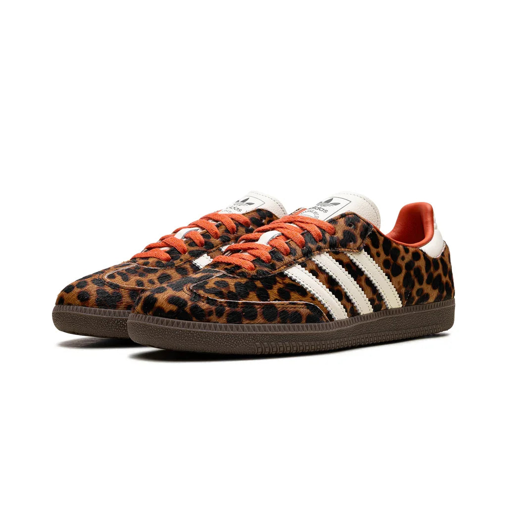 Adidas Samba "Leopard / Cream Orange" - ClaoukyShoes