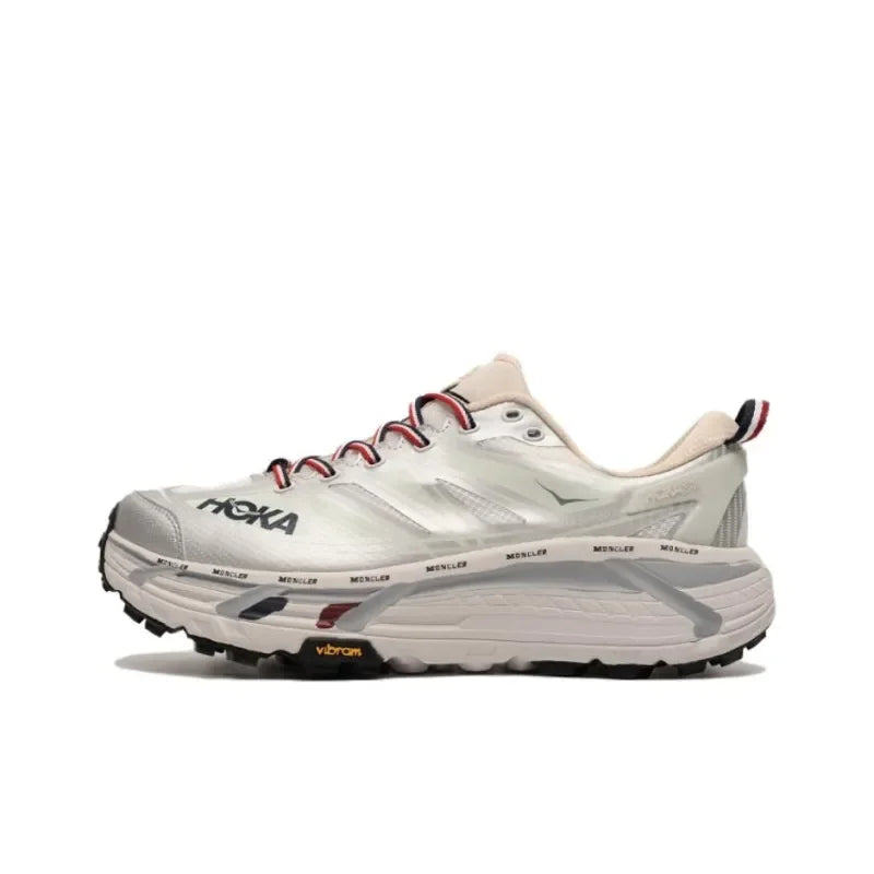HOKA ONE ONE Mafate Speed 2 Moncler X Mesh "Lightweight Low-Top Misty Gray"