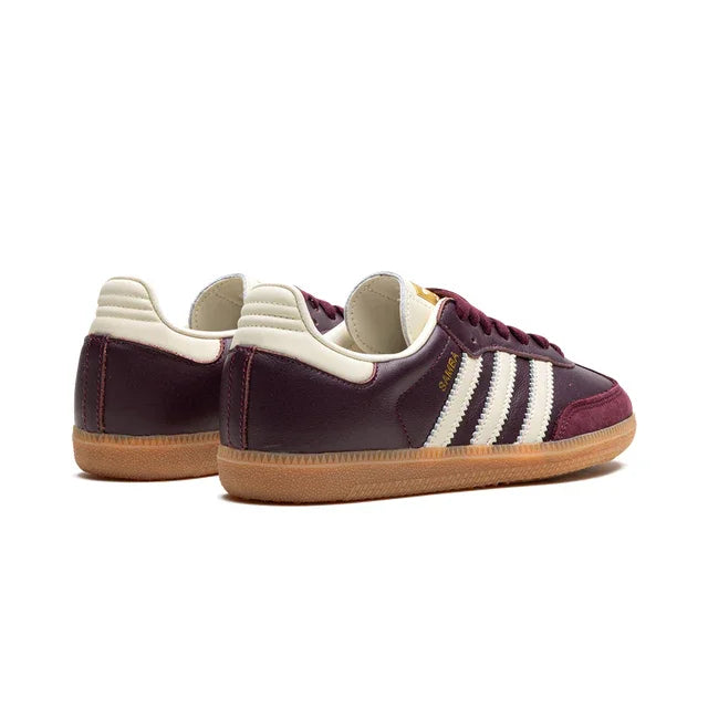 Adidas Samba "Maroon / Cream White" - ClaoukyShoes