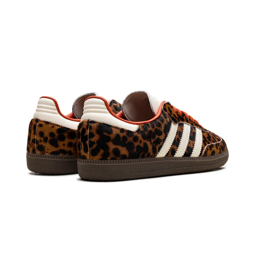 Adidas Samba "Leopard / Cream Orange" - ClaoukyShoes