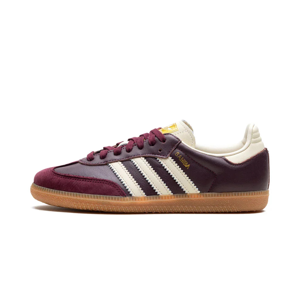 Adidas Samba "Maroon / Cream White" - ClaoukyShoes