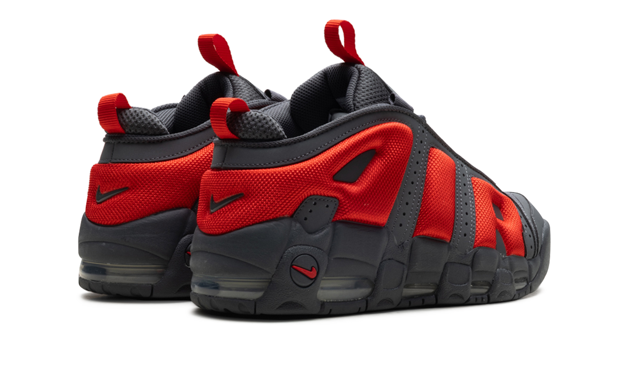 Air More Uptempo Low "Dark Grey Light Crimson"