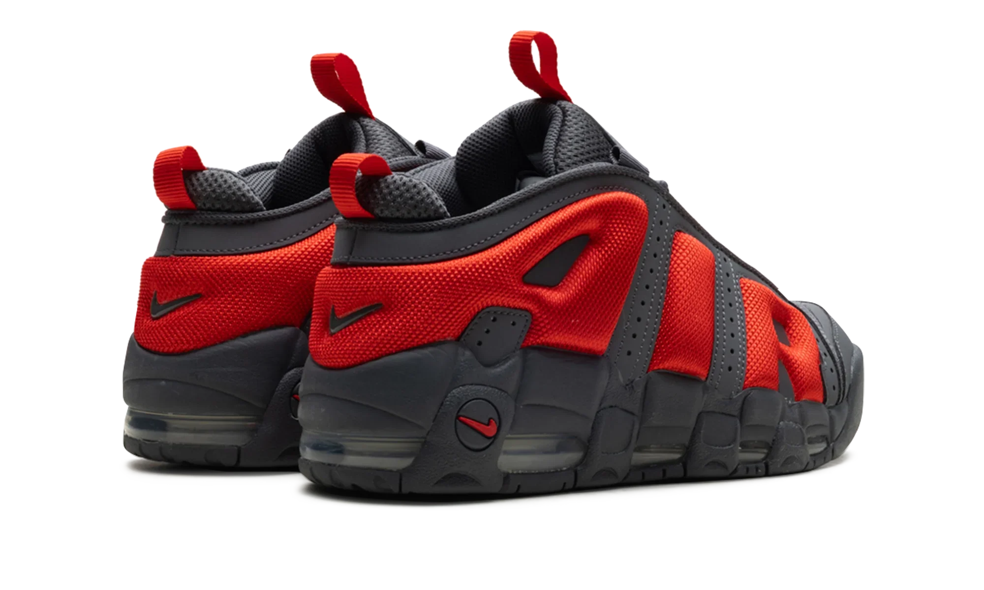 Air More Uptempo Low "Dark Grey Light Crimson"