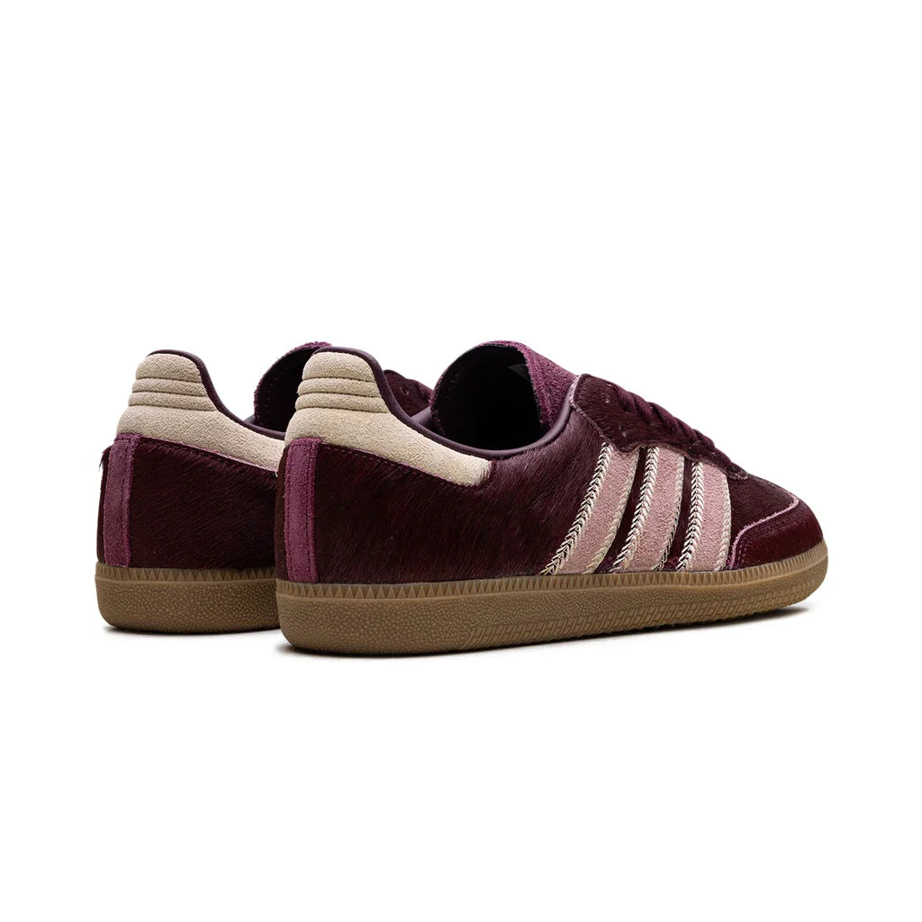 Adidas Samba "Maroon Sand Strata Pony" - ClaoukyShoes