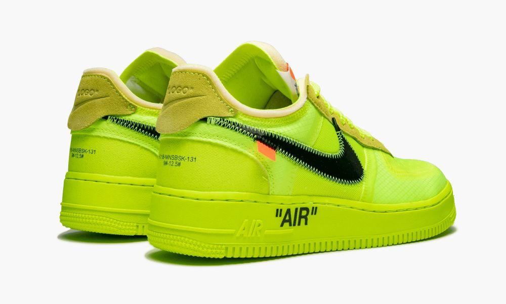 THE 10: NIKE AIR FORCE 1 LOW "Off-White Volt" - ClaoukyShoes