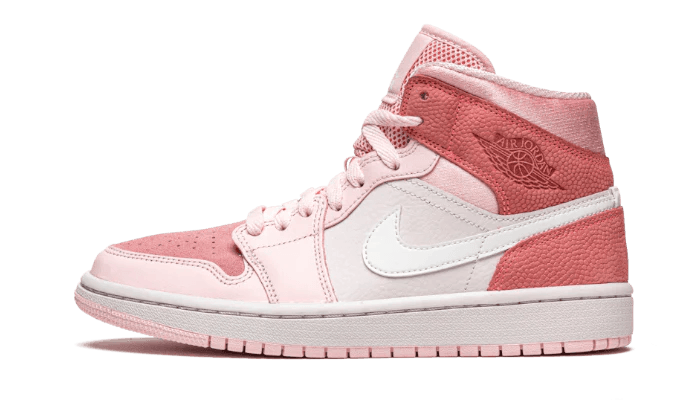 Air Jordan 1 Mid WMNS "Digital Pink" - ClaoukyShoes