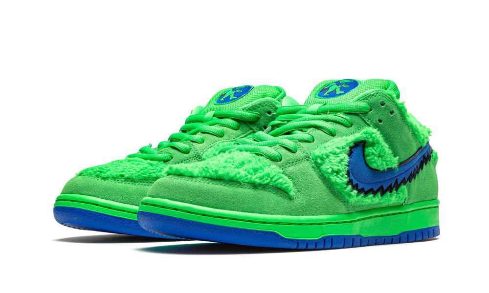 SB DUNK LOW "Grateful Dead - Green Bear" - ClaoukyShoes
