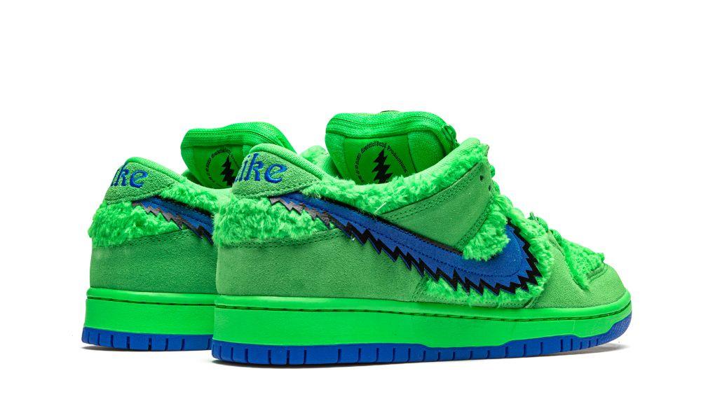 SB DUNK LOW "Grateful Dead - Green Bear" - ClaoukyShoes