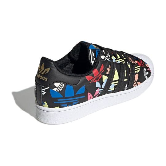 Adidas Superstar - Allover Trefoil Black Multi - ClaoukyShoes