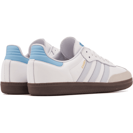 Adidas Samba OG Core White Halo Blue - ClaoukyShoes