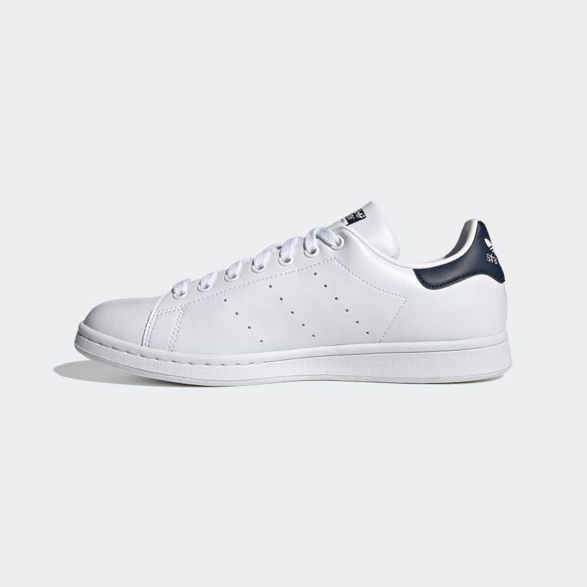 Adidas Stan Smith - Blanc / Bleu - ClaoukyShoes