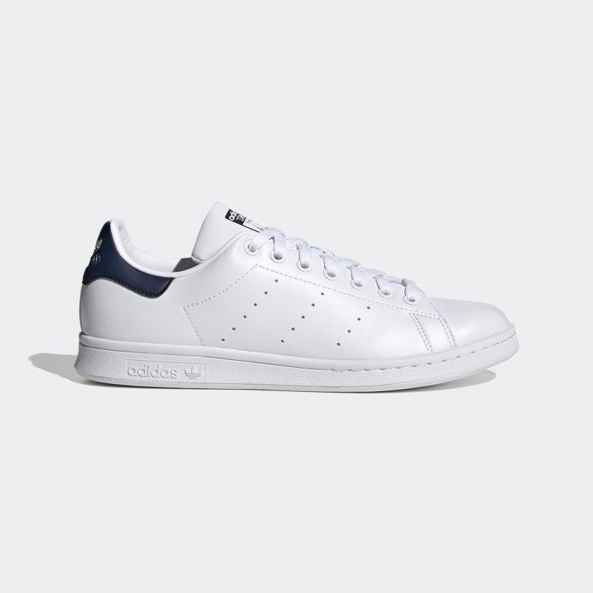 Adidas Stan Smith - Blanc / Bleu - ClaoukyShoes