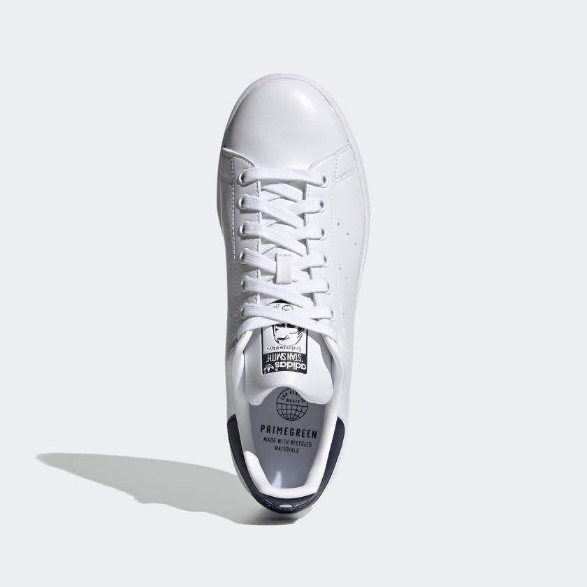 Adidas Stan Smith - Blanc / Bleu - ClaoukyShoes