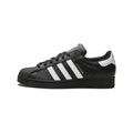 Adidas Superstar Core Black White Gold Metallic - ClaoukyShoes