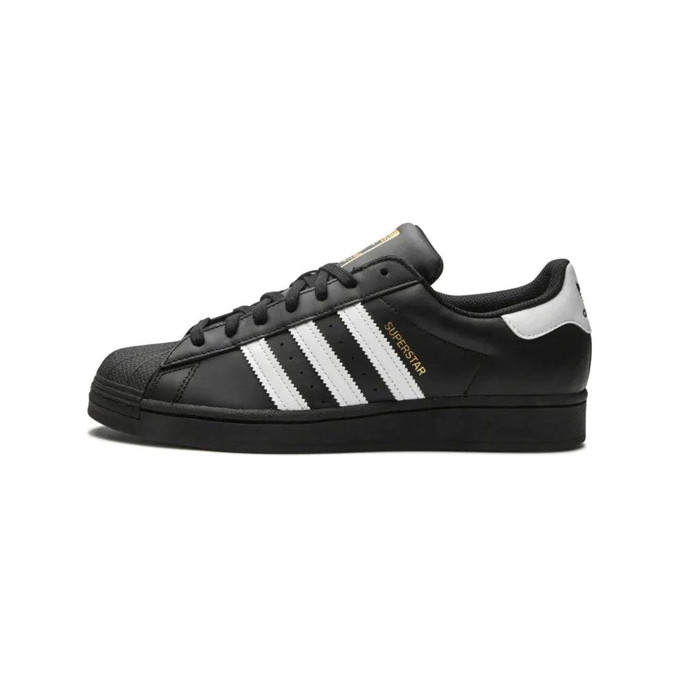 Adidas Superstar Core Black White Gold Metallic - ClaoukyShoes