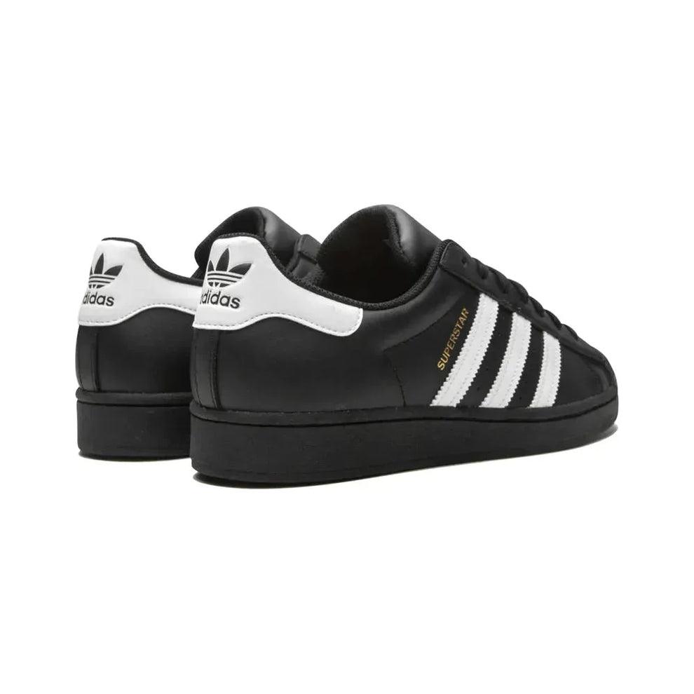 Adidas Superstar Core Black White Gold Metallic - ClaoukyShoes