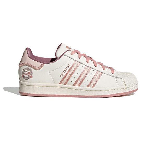 Adidas Superstar Cream White Pink - ClaoukyShoes