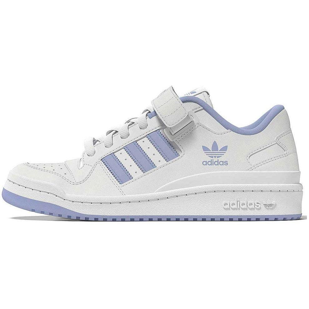 Adidas Forum Low blanc bleu dawn - ClaoukyShoes