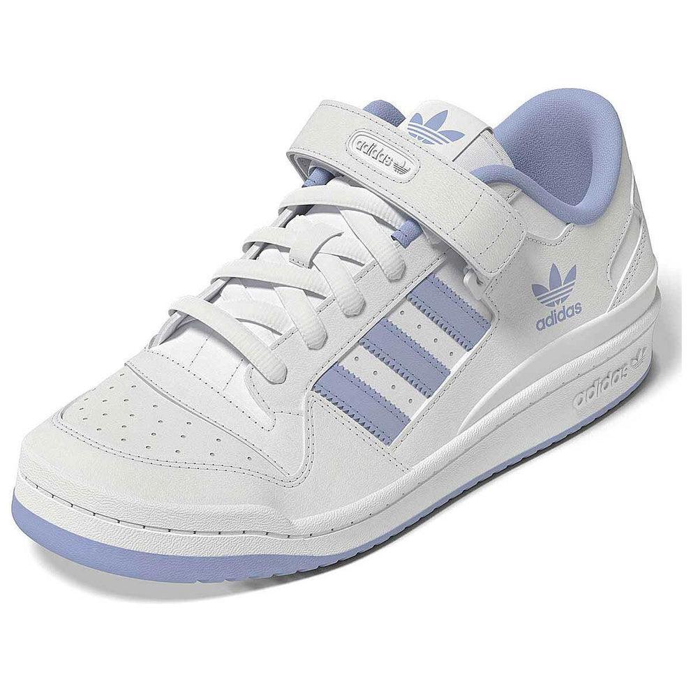 Adidas Forum Low blanc bleu dawn - ClaoukyShoes