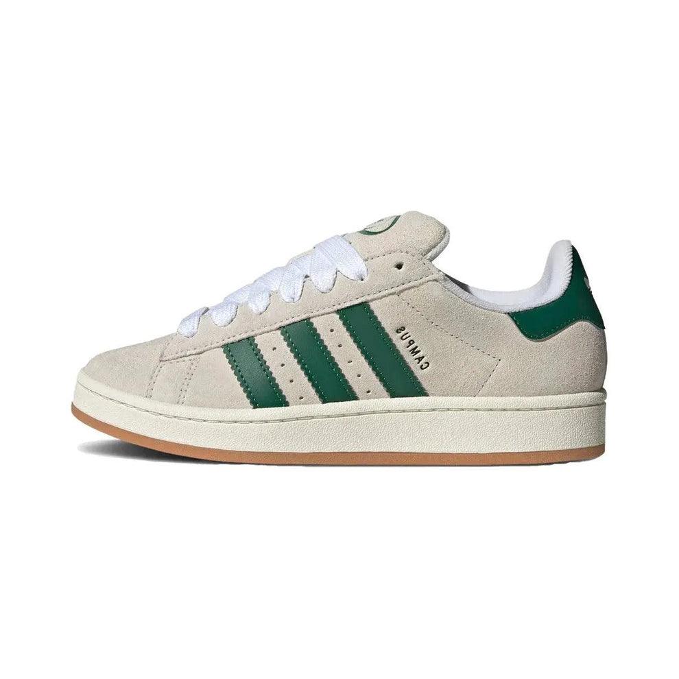 Adidas Campus 00s Crystal White Dark Green - ClaoukyShoes