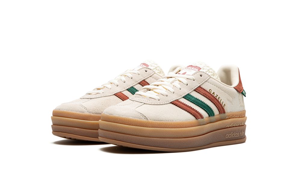 GAZELLE BOLD WMNS "Cream White / Wild Sepia" - ClaoukyShoes