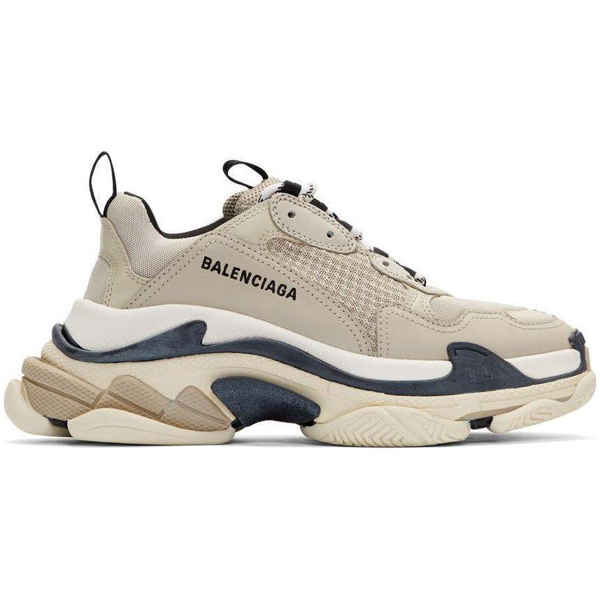 Balenciaga Triple S Beige/Black - ClaoukyShoes