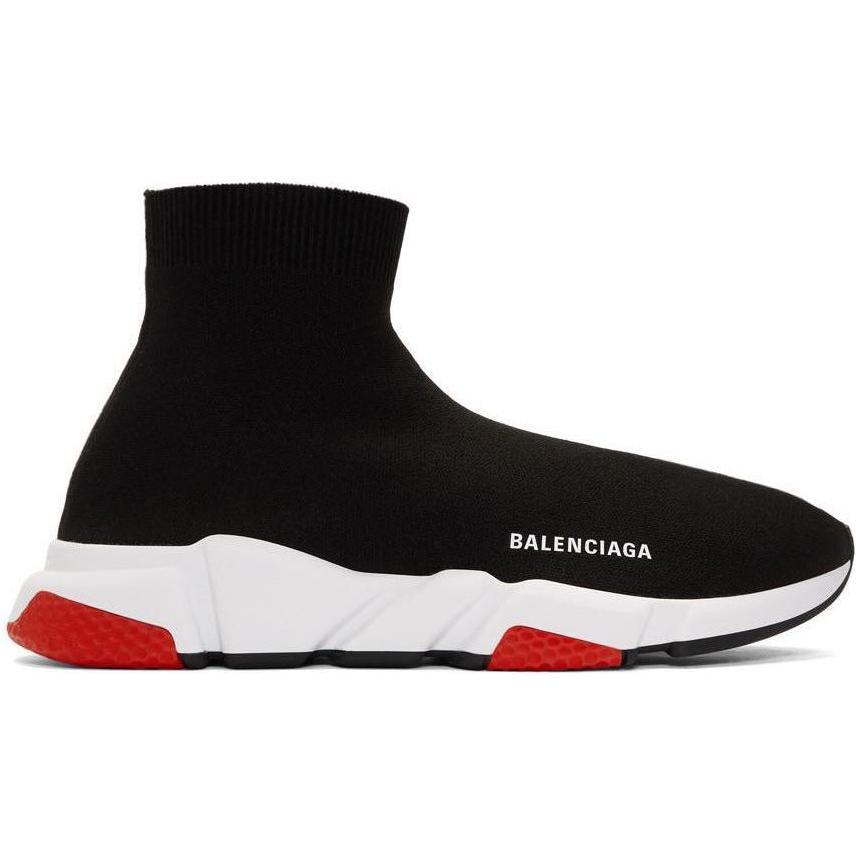 Balenciaga Speed Trainer Black Red - ClaoukyShoes