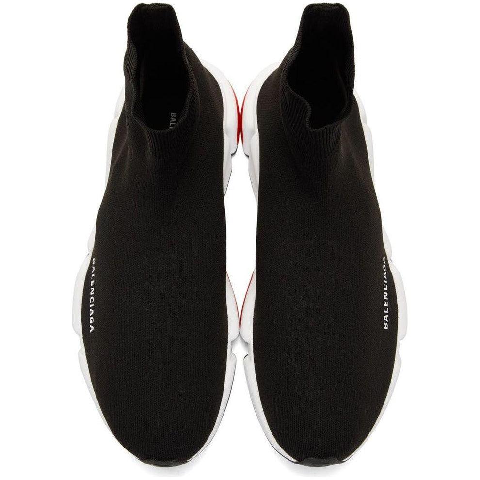 Balenciaga Speed Trainer Black Red - ClaoukyShoes