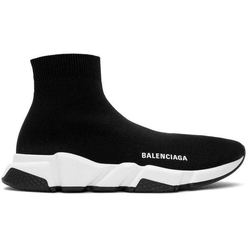 Balenciaga Speed Trainer Black White - ClaoukyShoes