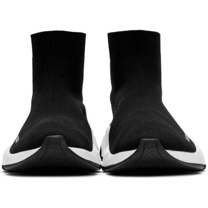 Balenciaga Speed Trainer Black White - ClaoukyShoes