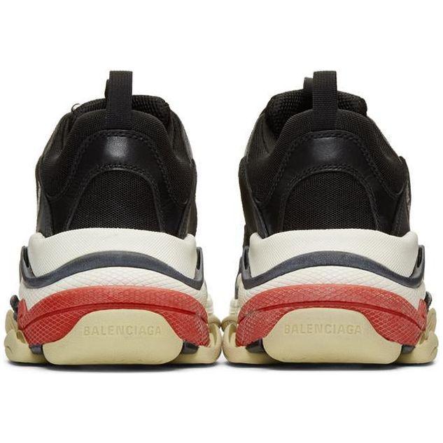 Balenciaga Triple S Black White Red - ClaoukyShoes