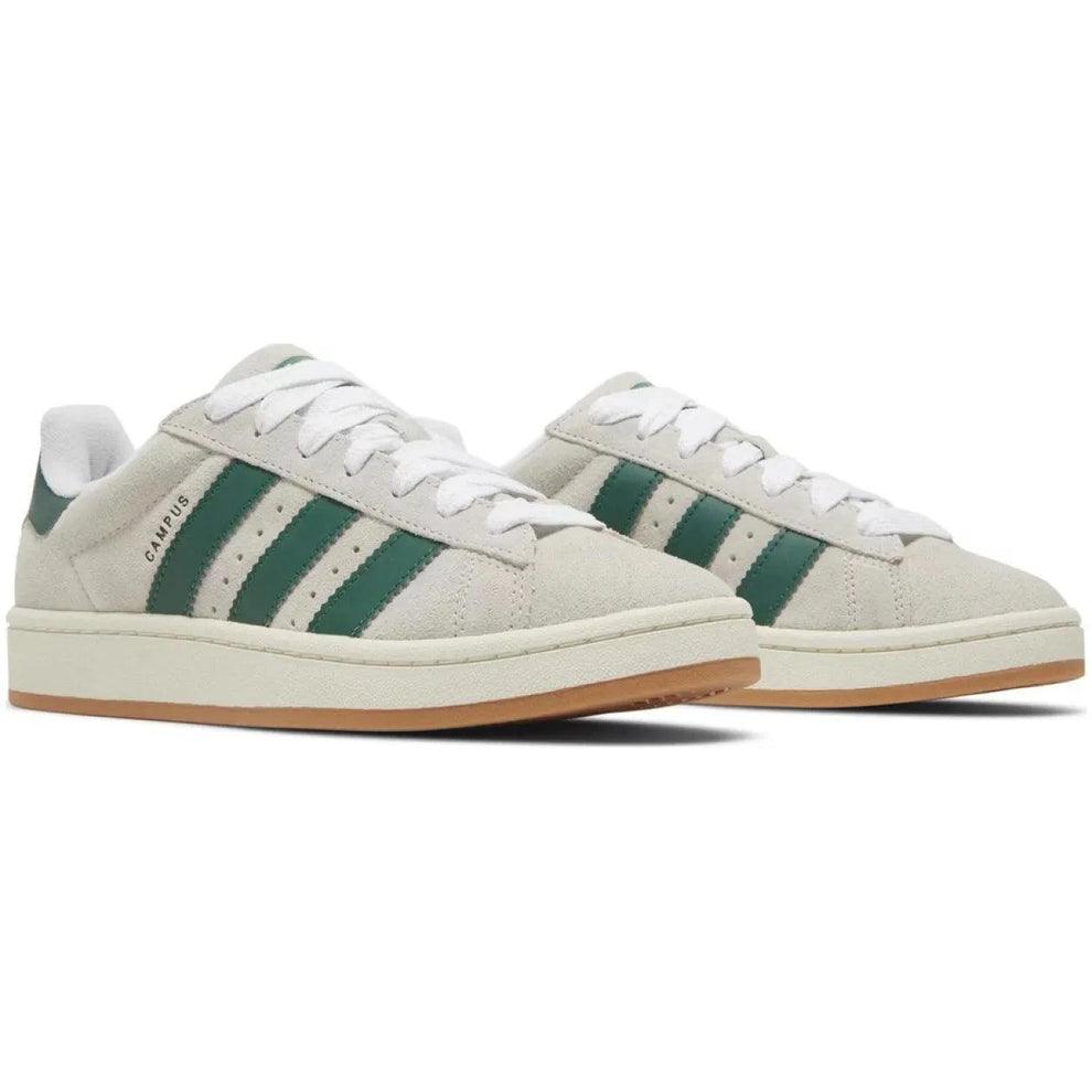 Adidas Campus 00s Crystal White Dark Green - ClaoukyShoes