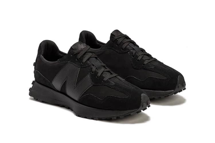 New Balance 327 Triple Black - ClaoukyShoes