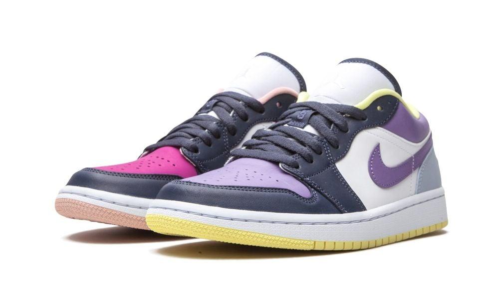 AIR JORDAN 1 LO SE WMNS "Mismatched Purple / Magenta" - ClaoukyShoes