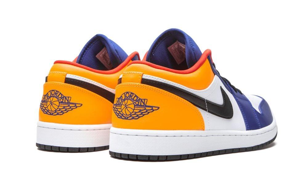 Air Jordan 1 Low "Deep Royal / Yellow" - ClaoukyShoes