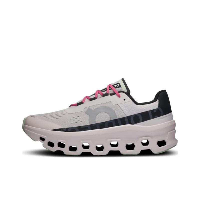 On Running Cloudmonster 2 "White / Pink / Black" - ClaoukyShoes
