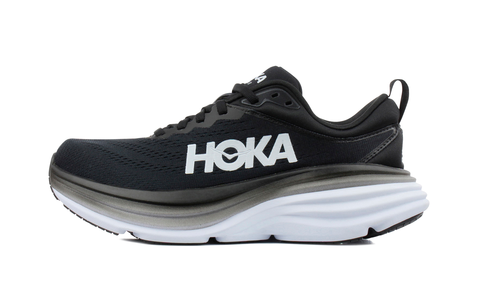 Hoka Bondi 8 "Black / White"