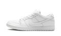 Nike SB Dunk Low Pro "Triple White"