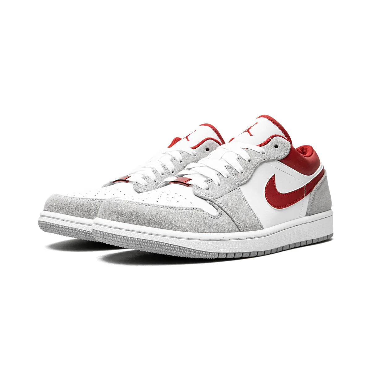 Air Jordan 1 Low "White / Grey / Red"