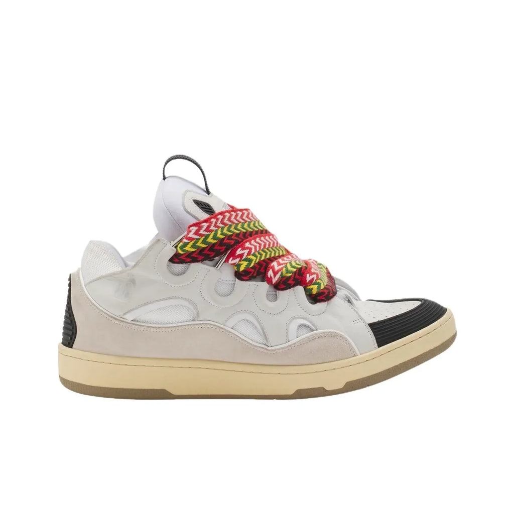 Lanvin Curb Low "White black"