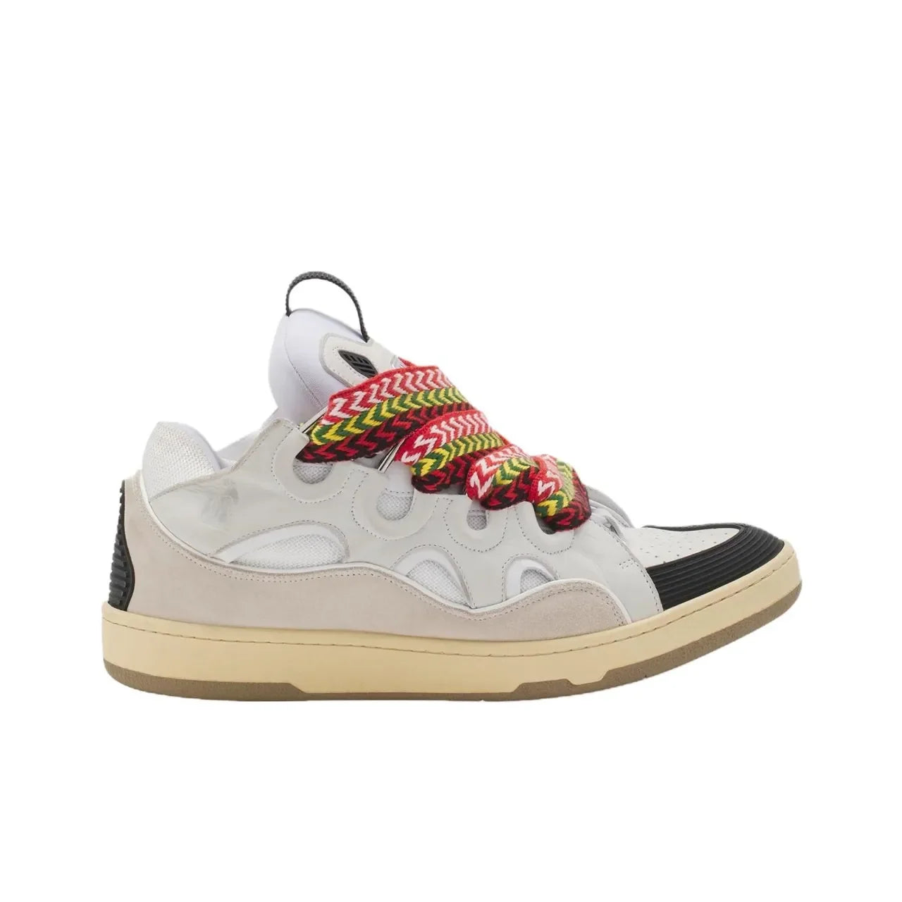 Lanvin Curb Low "White black"